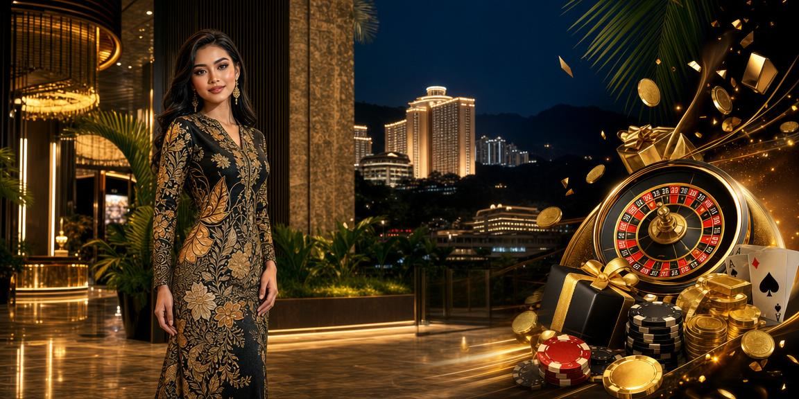 Batik-themed betting atmosphere at Genting Highlands, powered by the dpf4u platform